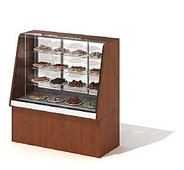 商場熟食展示柜3D模型
