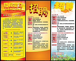 企業(yè)招聘易拉寶設(shè)計(jì)