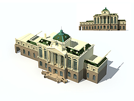 辦公樓建筑模型