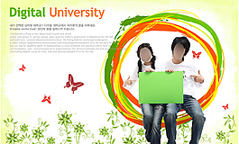 手拿著空白紙板的學(xué)生PSD分層素材