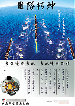 企業(yè)團(tuán)隊(duì)精神宣傳頁
