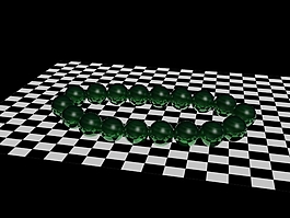 玛瑙手链3D设计