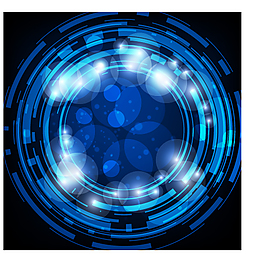 藍色圓圈超酷超炫夢幻底紋