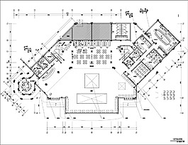 福州名城國際營銷中心歐式風格施工圖效果圖