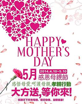 母情节DM  广告 康乃