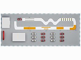 試駕場地3d模型