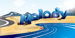 MELODY 字體設計