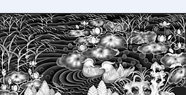 花卉灰度圖設(shè)計(jì)