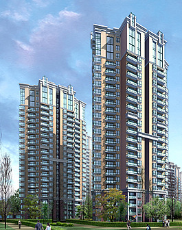 小區(qū)建筑高層