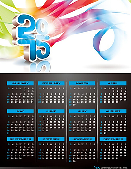 2015年日歷羊年素材