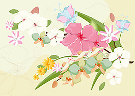 矢量花朵