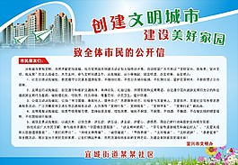 公開信展板