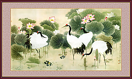 山水壁画