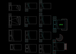床图块cad图纸