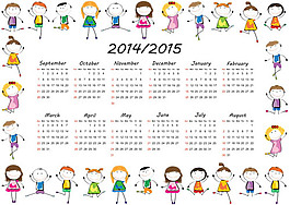 2015日歷素材