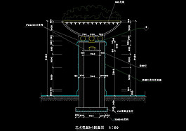 花池立面cad素材