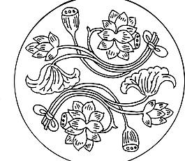 荷花 荷葉 蓮蓬 矢量