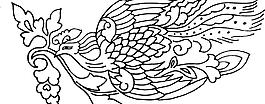 鳥 飛鳥 鳳凰 矢量線