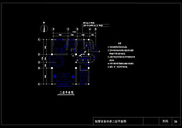 别墅访客对讲二层平面图