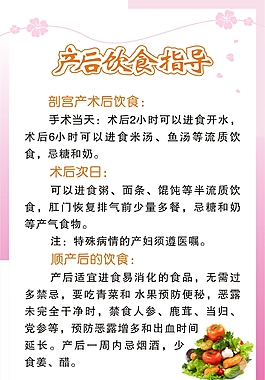 產后飲食指導