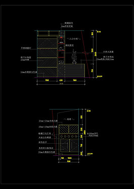 室內(nèi)玄關(guān)cad圖稿素材