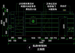 室內(nèi)立面cad素材