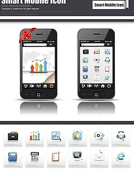 智能手機簡約的界面設計