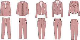 女式工作服款式圖