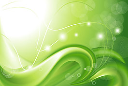 清新的綠色夢(mèng)幻背景