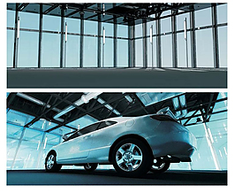 汽車展示效果圖