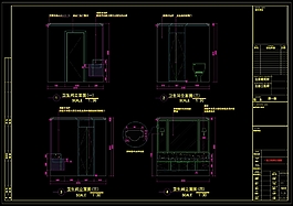 室內衛(wèi)生間cad圖紙素材