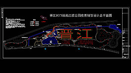 夜景cad圖紙