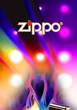 zippo打火机广告