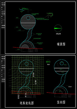 慈云寺圓cad建筑