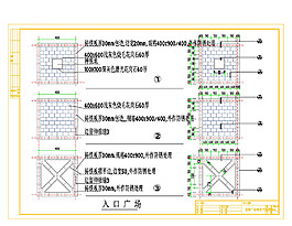 铺装样图cad建筑图纸