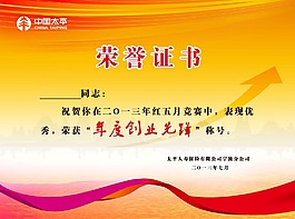 榮譽(yù)證書