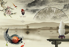 古典中國風海報