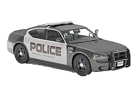 警車3d模型