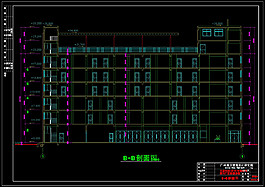 宿舍樓cad圖