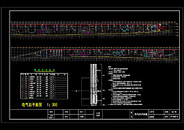 電氣設(shè)計cad圖紙素材