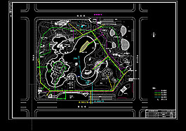 外網綜合平面cad圖紙