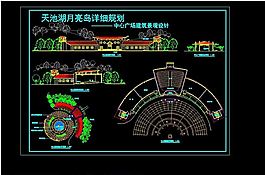 中心廣場景觀CAD圖