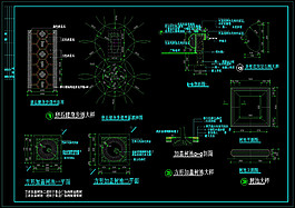 某公园全套景观cad图素材