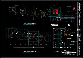 沿江绿地公园结构cad建筑图纸