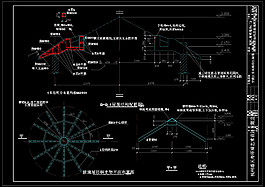 沿江绿地公园结构cad图纸
