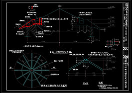 沿江绿地公园结构cad图纸