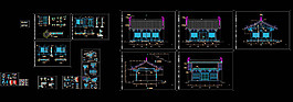 观音殿cad图纸