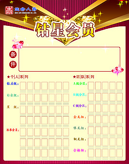 磚石會(huì)員分層素材