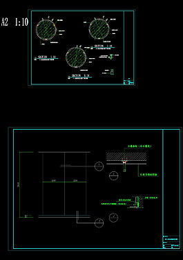 墻面和包柱板節(jié)點cad