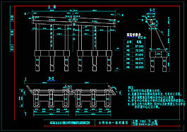橋臺(tái)一般布置圖cad圖紙